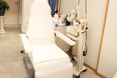 Behandelstoel in de salon